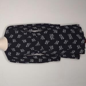 NWT Brooks Brothers Women's Black Floral Dress Size 0